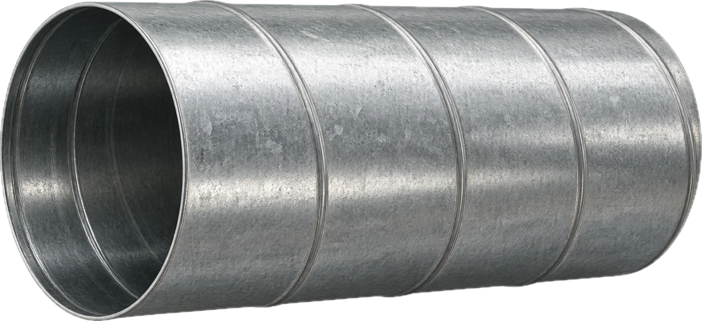 Troço de conduta spiro em aço galvanizado